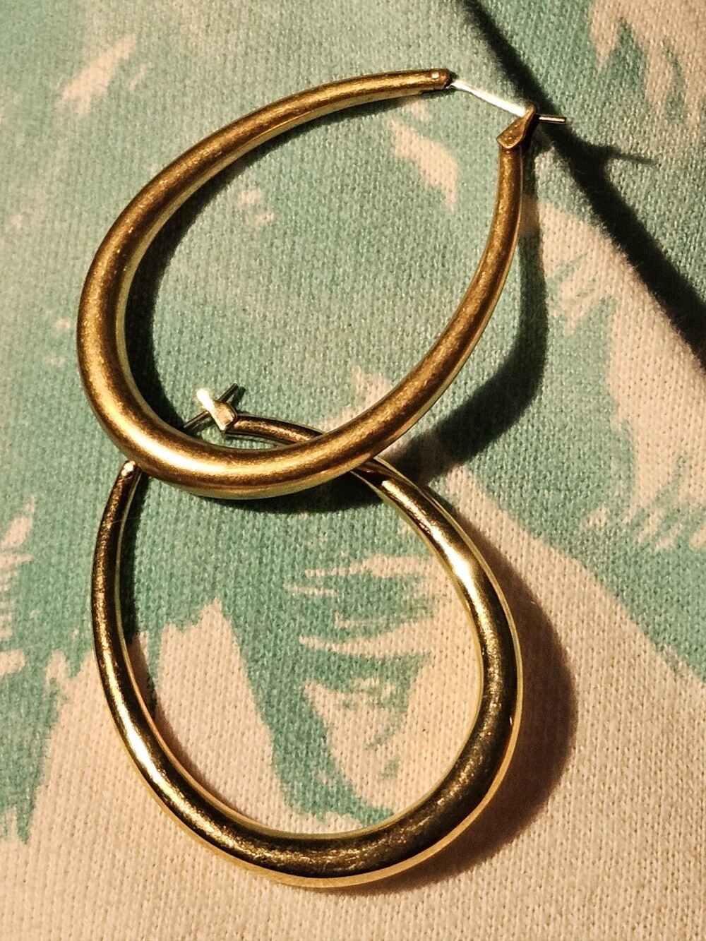 Gold Tone Hoop Earrings - Classic Women’s Jewelry